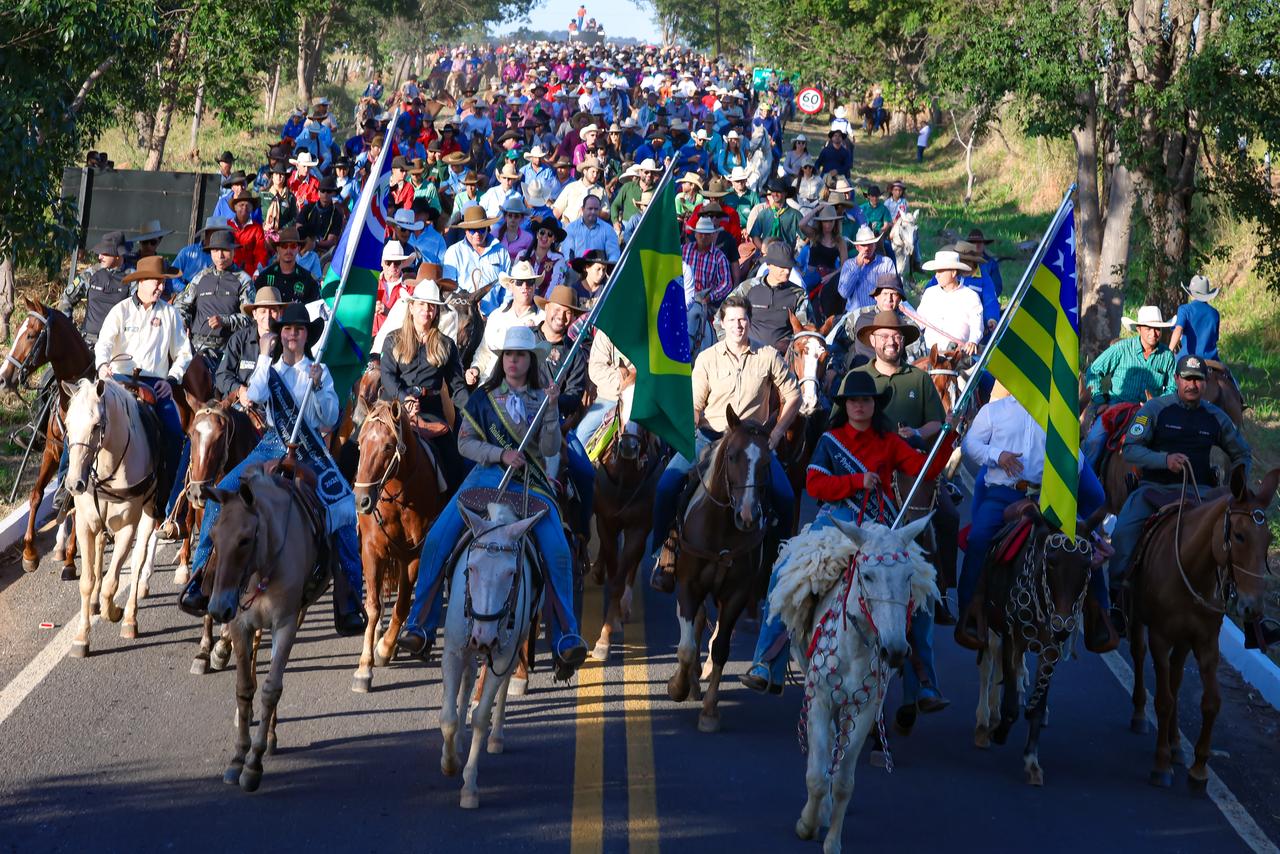 Daniel Vilela participa da 23ª Cavalgada Ecológica de Córrego do Ouro