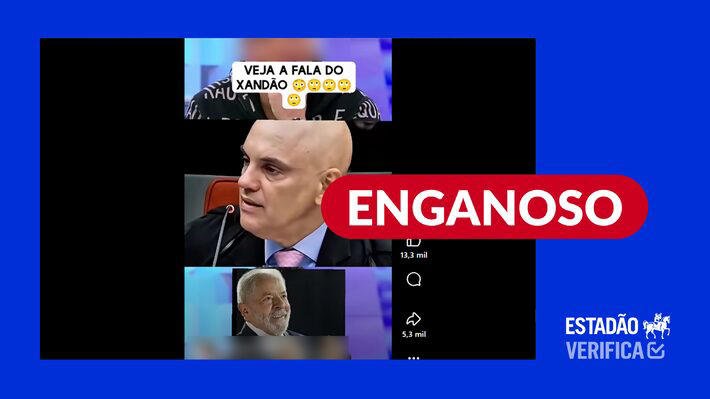 Moraes não falou em contar votos em sala escura do TSE