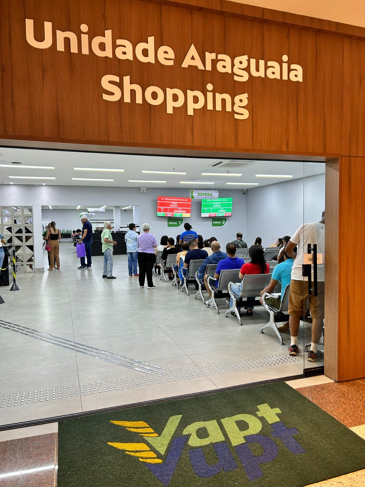 Vapt Vupt do Araguaia Shopping amplia pontos de coleta biométrica para emissão da Carteira de Identidade Nacional  