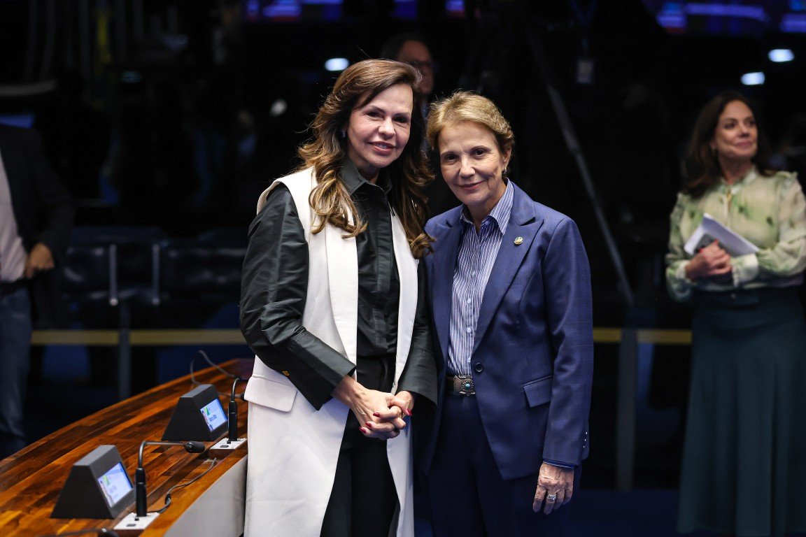 Referência nacional do agro, senadora Tereza Cristina pede voto para Professora Dorinha