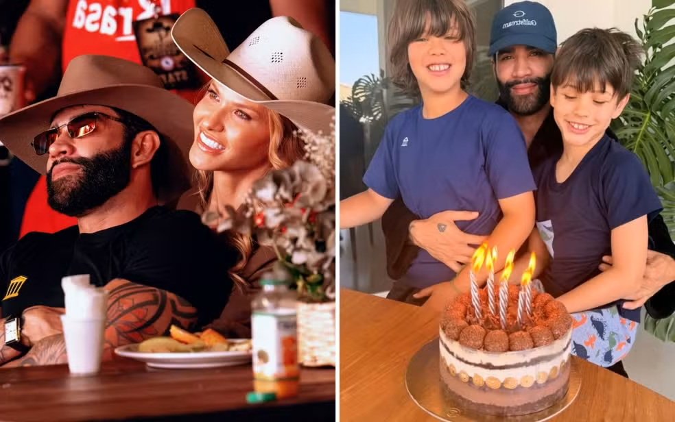 Andressa Suita comemora aniversário de Gusttavo Lima e se declara: ‘Grande homem da minha vida’