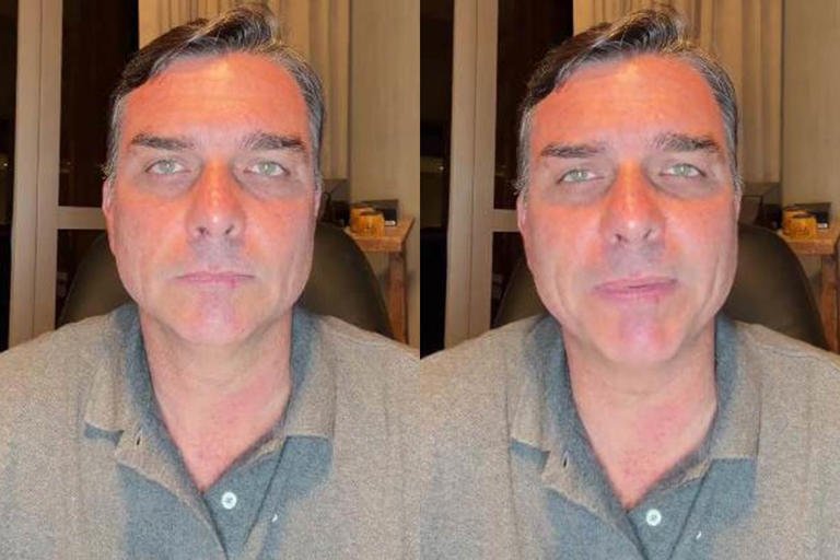 Em live nos EUA, Flávio volta a criticar o resultado das eleições