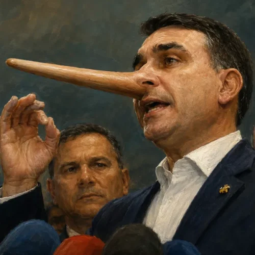 Flavio Bolsonaro: o Pinóquio da política brasileira