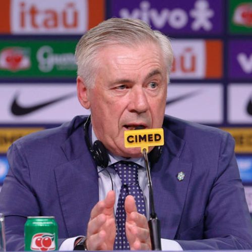 Fala de Ancelotti antes de jogo pega mal na web