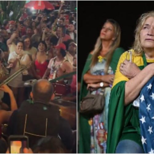 Brasil explode em festa enquanto bolsonaristas choram na casa de Bolsonaro