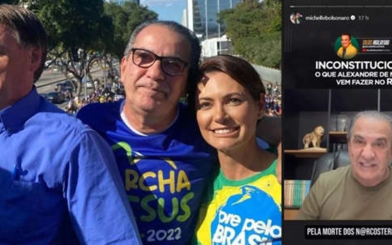 Michelle usa Malafaia contra Moraes ao defender matança no Rio