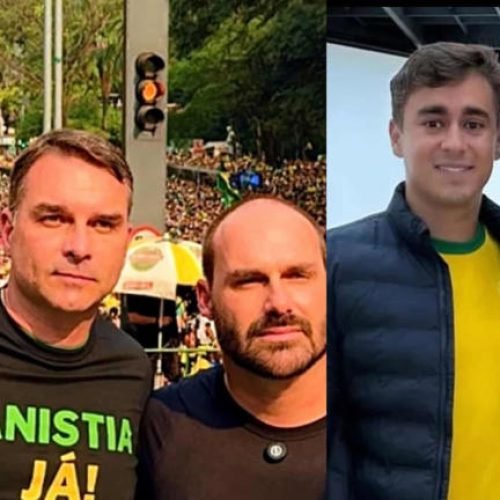 Filhos de Bolsonaro desconfiam de aproximação entre Michelle e Moraes