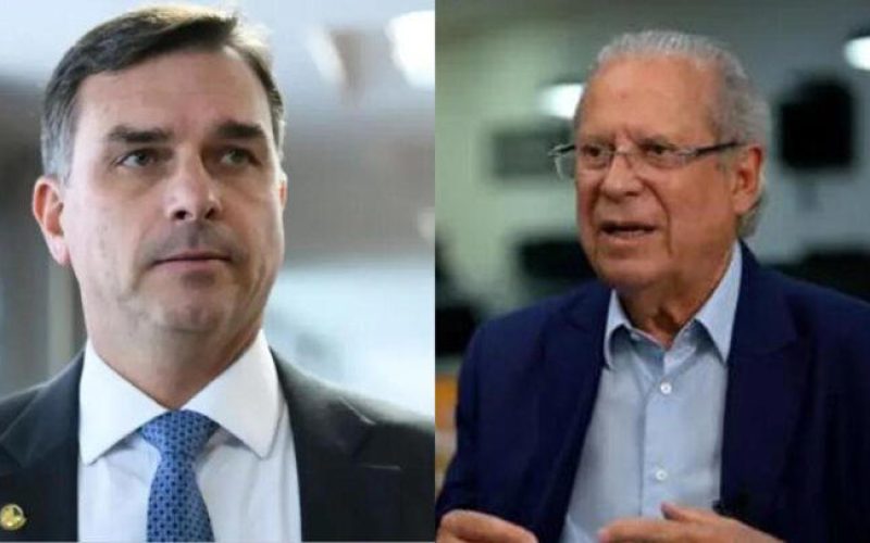 José Dirceu chama Flávio Bolsonaro de golpista