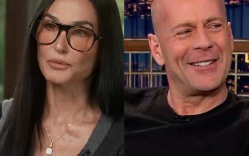 Demi Moore presta homenagem carinhosa ao ex-marido Bruce Willis