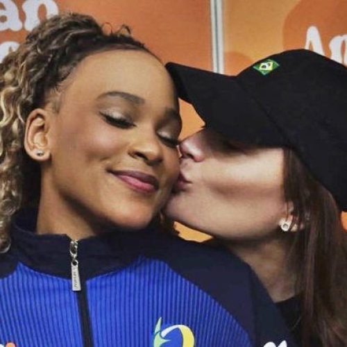 Rebeca Andrade assume namoro com Gisele