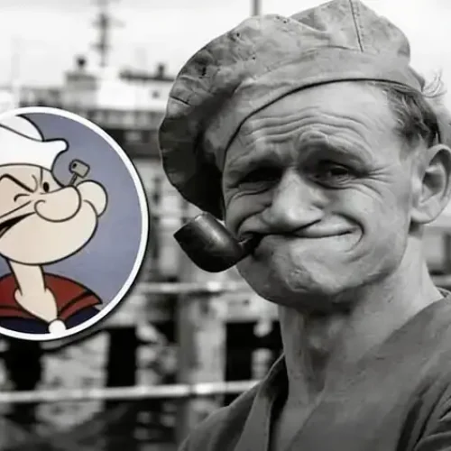 Frank Fiegel, o “Verdadeiro Popeye”  era forte e destemido
