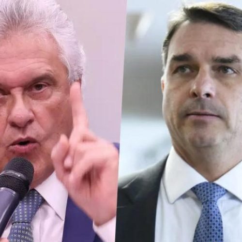 Ronaldo Caiado ataca Flávio Bolsonaro: “O Brasil corre esse risco”