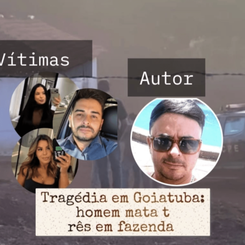 Homem invade fazenda e mata três pessoas