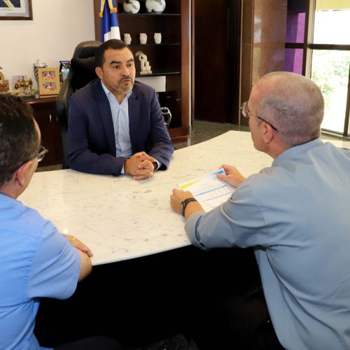 Governador Wanderlei Barbosa recebe diretoria da Energisa, que anuncia investimentos no Tocantins