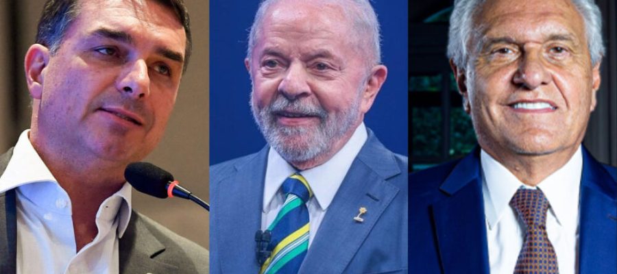 Flávio Bolsonaro lidera corrida presidencial em Goiás com 36,9%; Lula tem 27,1% e Caiado, 26,6%, aponta pesquisa Data RD
