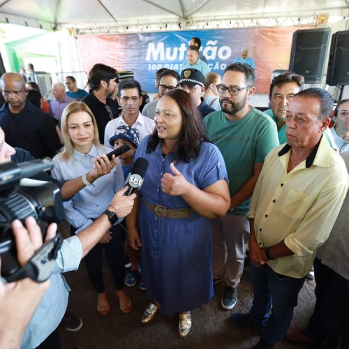 Prefeita em exercício abre o 32º Mutirão na Região Noroeste “G”