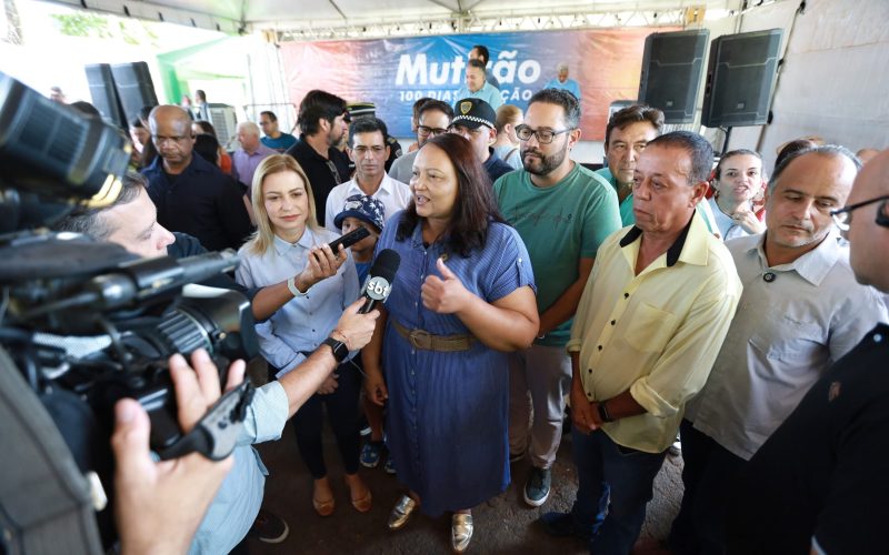 Prefeita em exercício abre o 32º Mutirão na Região Noroeste “G”