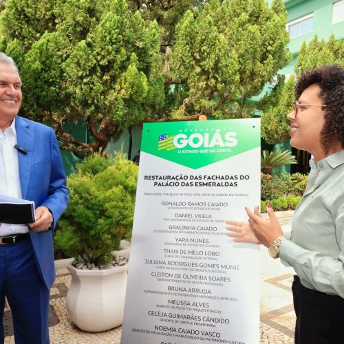 Caiado entrega restauração do Palácio das Esmeraldas e reforça compromisso com patrimônio histórico