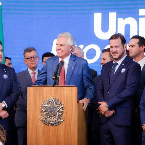Caiado destaca sentimento de mudança do país no lançamento da federação entre União Brasil e Progressistas