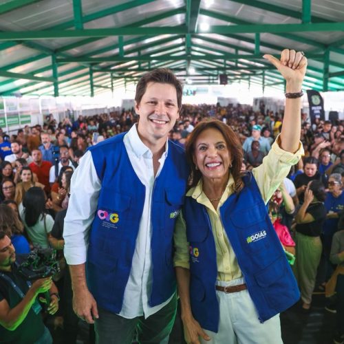 Gracinha Caiado e Daniel Vilela abrem evento do Goiás Social em Cidade Ocidental