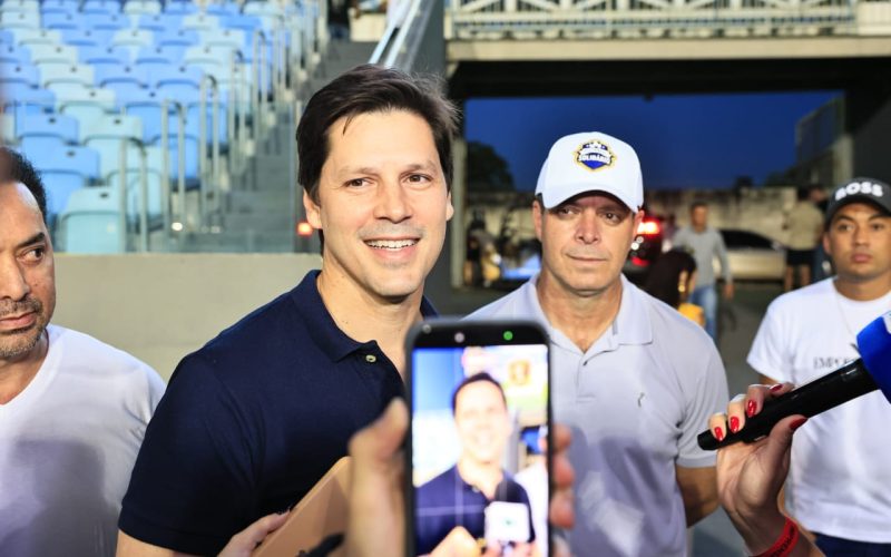 “Goiás vive um momento especial no esporte e na cultura, enfatizou Daniel Vilela durante Futebol Solidário