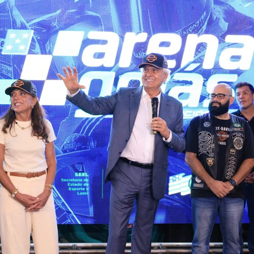 Caiado lança Arena Goiás Motovelocidade que vai receber público durante MotoGP em Goiânia