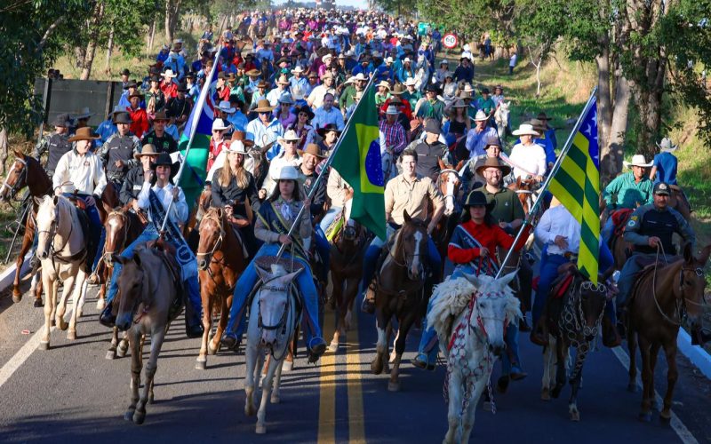 Daniel Vilela participa da 23ª Cavalgada Ecológica de Córrego do Ouro