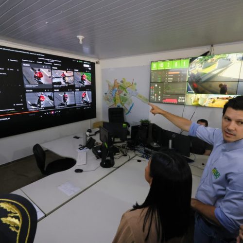 Em Formosa, Daniel Vilela vistoria implantação do sistema IA Contra o Crime