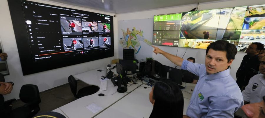 Em Formosa, Daniel Vilela vistoria implantação do sistema IA Contra o Crime