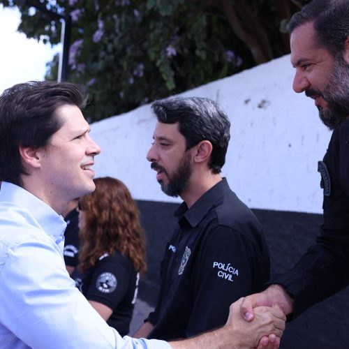 “Temos uma das polícias mais bem remuneradas e preparadas do Brasil”, destaca Daniel Vilela