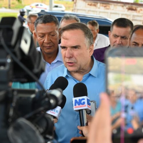 Prefeito Sandro Mabel lança maior pacote de asfalto para Goiânia