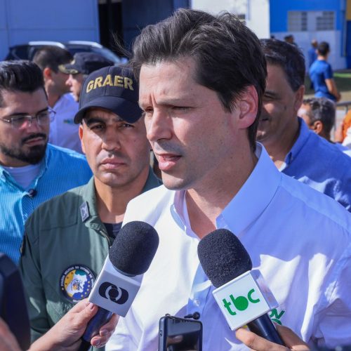 Daniel Vilela inaugura base do Graer em Luziânia