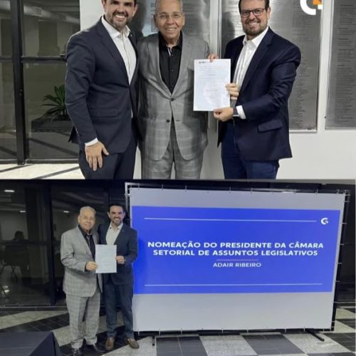 Adair Ribeiro assumiu a Câmara Setorial de Assuntos Legislativos da Acieg