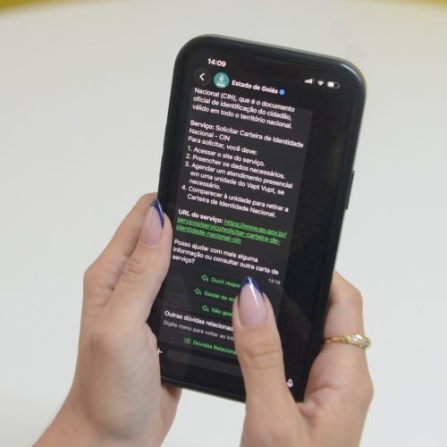 Goianos podem renovar CNH e solicitar segunda via da Carteira de Identidade Nacional pelo WhatsApp