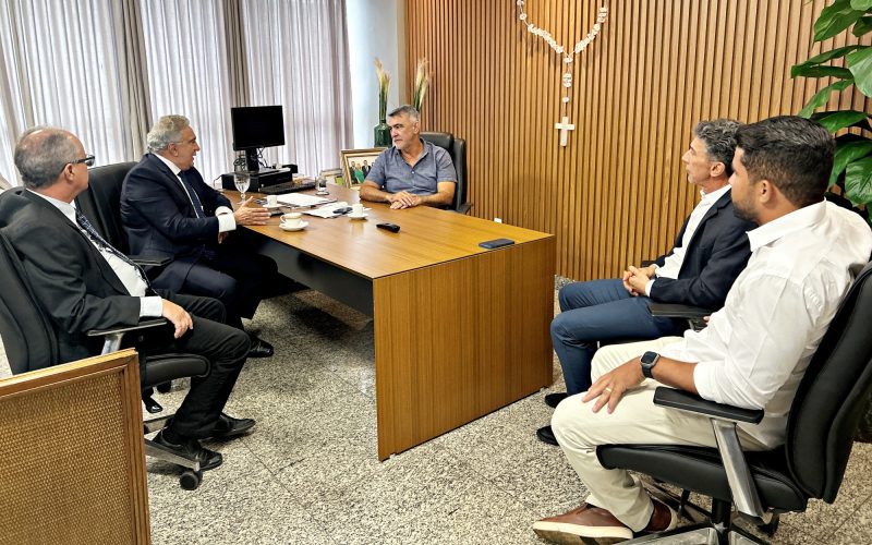 Presidente da Aleto recebe visita do governador em exercício