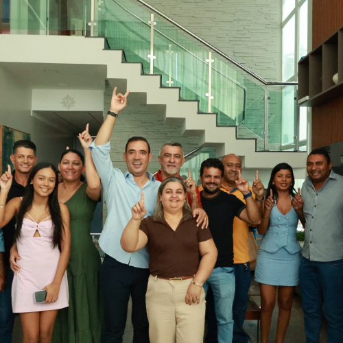Vicentinho recebe apoio do vice-prefeito, presidente da Câmara e vereadores de Silvanópolis