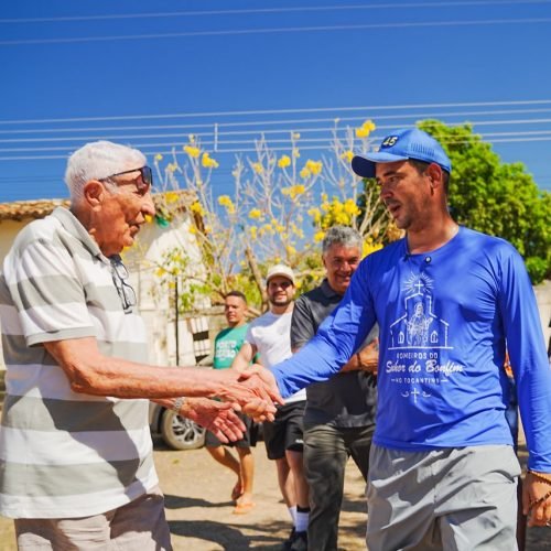 Vicentinho chega a Natividade e entra na reta final da caminhada ao Senhor do Bonfim
