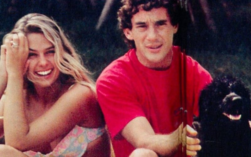 Adriane Galisteu resgata foto com Ayrton Senna para aniversário