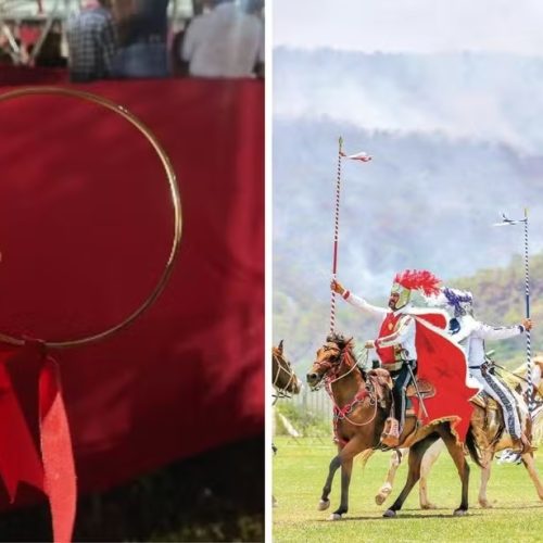 Cavaleiro é expulso das  Cavalhadas