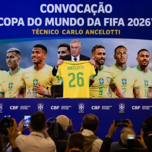 Com Neymar entre os convocados, Carlo Ancelotti anuncia lista da Seleção Brasileira para a Copa do Mundo de 2026 