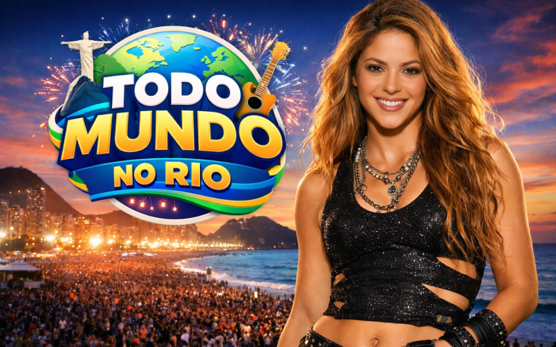 Shakira chega ao Rio de Janeiro para megashow em Copacabana