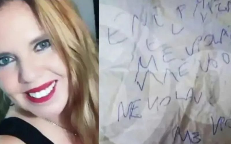 Antes de morrer, mulher deixa bilhete dizendo que foi violentada